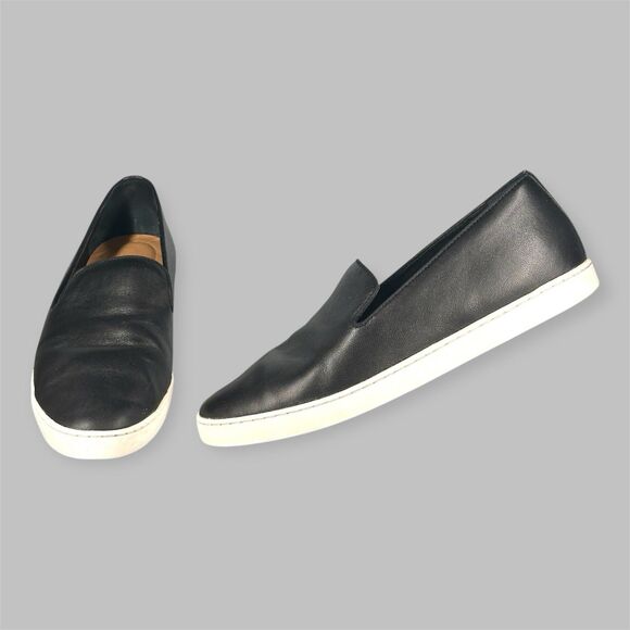 Birdies Shoes - Birdies Shoes The Swift Flats Womens Size 10 Black Leather Lined Comfort Sneaker